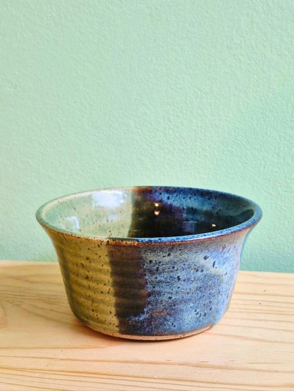 Hand-thrown stoneware baking dish